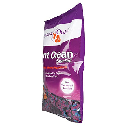 Instant Ocean Sea Salt 50 Gallons, For Marine Aquariums, Fast Dissolving - size: 50 Gallon