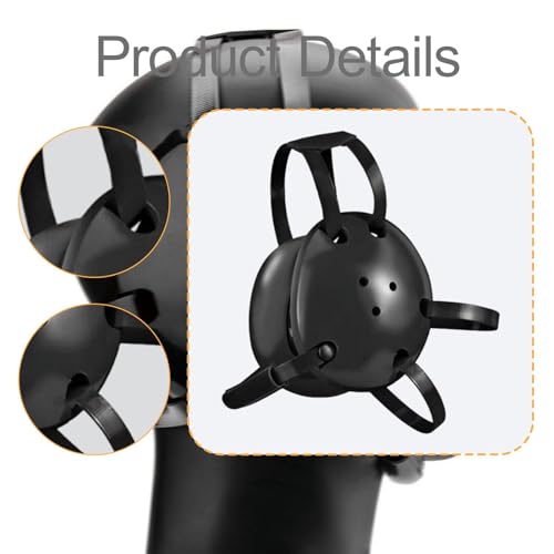 Wrestling Headgear for Kids with Ear Protection & Chin Pad - Youth Sports Protective Gear - color: Three Holes