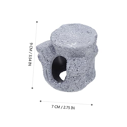 Yardwe Clay Shrimp Cave Decoration Fish Tank Hideout Aquatic Decor Ornamental Shrimp Tank