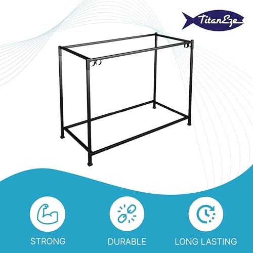 TITANEZE 65 Gallon Double Aquarium Stand (2 Stands in 1), Fish Tank Stand, Bird Cage Stand, 38.5" W x 33" H x 18.5" D