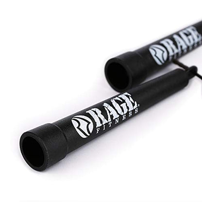 RAGE Fitness R1 Speed Rope Designed by a Jump Rope World Champion, Ideal for Boxing and Fitness Training, Adjustable 11’ Cable