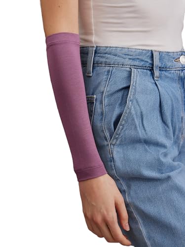Modest Arm Cover | Jersey Arm Cover | Modest Sleeve Covering for Muslim Women - color: Orchid