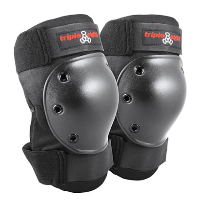 Triple Eight Kneesaver Knee Pads (1-Pair), Black, One Size - size: One Size
