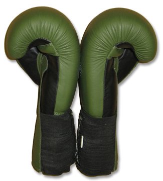 Deluxe MiM-Foam Sparring Boxing Gloves - Hook&Loop/Elastic Cuff for Muay Thai, MMA, Kickboxing, Boxing - size: 16oz