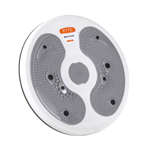 KYTO Waist Twister Disc – Core Trainer Board with Digital Counter, Ab Workout Equipment with 360° Rotation, Non-Slip Foot Massage Design for Home, Office Fitness