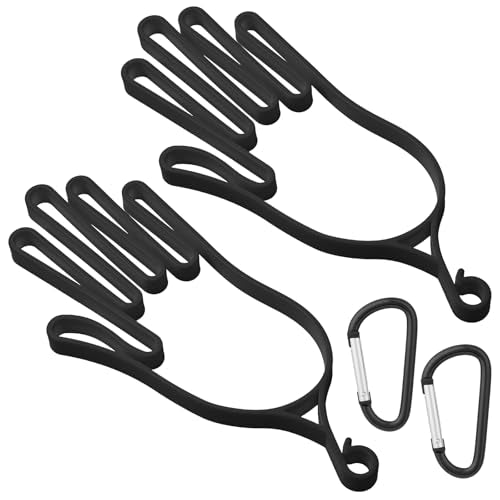 2-Pack Golf Glove Stretcher and Dryer, Glove Shaper Holder Hanger Keeper for Golf Bag Universal Gloves Support Frame