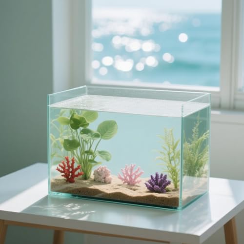 Mipcase 10pcs Aquarium Fish Tank Divider Grid Panel, Plastic Bottom Filter Tray 30x15cm, Cuttable Modular Separation Board for Breeding and Aggressive Fish Isolation