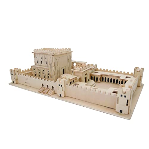 MASORET Wooden 3D Jerusalem Temple Model KIT Jewish Israeli Beit Hamikdash Replica Puzzle, Teens to Adults, 10 * 6 * 4 Inch… - style: Set 3