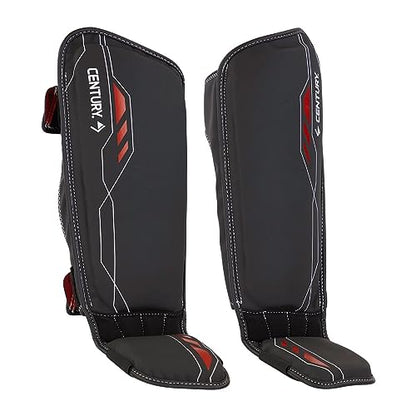 Century Brave Sports Shin Guard Washable, Padded Shin Protectors Ideal Training Equipment for Kickboxing MMA Muay Thai and Fitness, Perfect for Skill Enhancement Suitable for Kids, Men and Women - size: Small-Medium