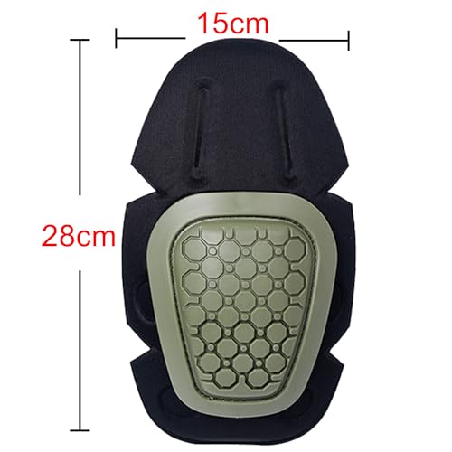 G3 Tactical Knee Pads 1 Pair Protective Knee Pads Inserts for Tactical Airsoft Paintball Hunting Combat Pants Army Green - color: Army green