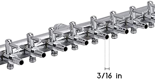 Aquarium Air Valve 12 Way Inline Manifold Air Flow Pump Tubing Splitter Lever Control Valve