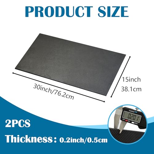 2 Pack Aquarium Leveling Mat for Under Tank 15''x 30''x 0.2'' | Fish Tank Pad Waterproof Shockproof Surface Texture Non-Slip Foam Without Adhesive Easy to Cut - size: 15''x 30''x 0.2''