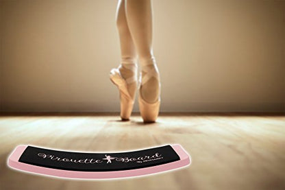 Zenmarkt Turning Board for Dancers, Cheerleaders, Gymnasts, Ice Skaters | Improve Turns, Balance & Stability — Ballet Pirouette Trainer, Figure Skating & Gymnastics Practice Board - color: Pink without Carry Bag