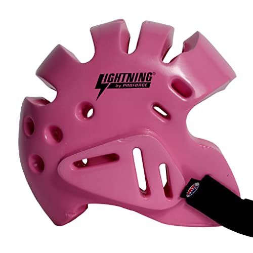 ProForce Lightning Karate/Martial Arts Sparring Headgear (Pink, XX-Large (Head Circ: 24.5-25.5")
