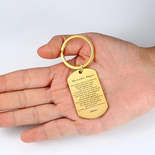 The Lord's Prayer Keychain - Our Father who art in Heaven: Matthew 6:9-13