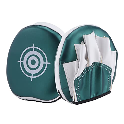 OUKENS Boxing Pads Mini Focus Mitts,PU Leather Boxing Curved Focus Punching Mitts Kids Mini Boxing Gloves Pads Boxing Target Pads for Kickboxing, MMA, Muay Thai, Punching Target, Martial Arts - color: 1 Piece Green