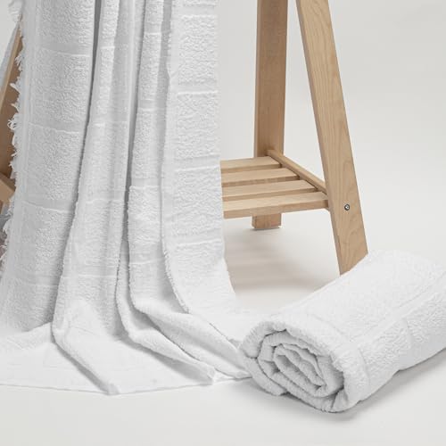 Modefa Ihram for Umrah Men Towel Set - Comfortable Unsewn Ahram Hajj Essentials for Men Umrah Essentials Ehram - 110 x 220cm per Towel 2 Towels Turkish 100% Cotton 1500 Grams (Ihram Only) - style: Ihram Only