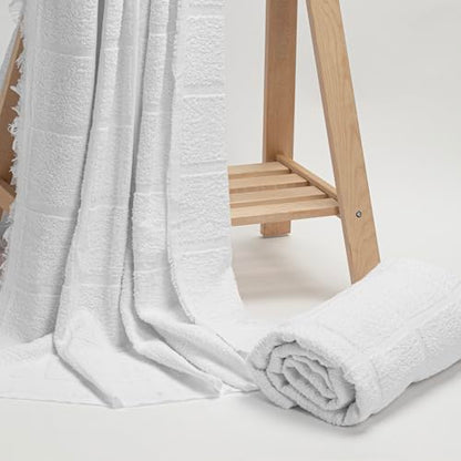 Modefa Ihram for Umrah Men Towel Set - Comfortable Unsewn Ahram Hajj Essentials for Men Umrah Essentials Ehram - 110 x 220cm per Towel 2 Towels Turkish 100% Cotton 1500 Grams (Ihram Only) - style: Ihram Only