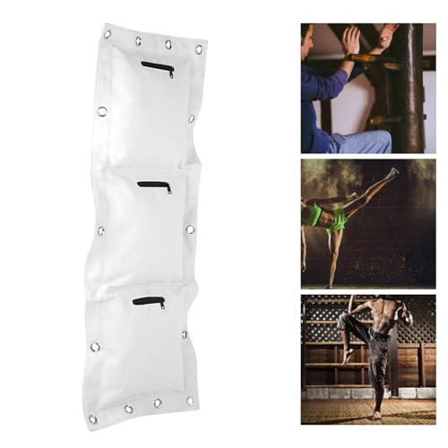 Wall Punching Bag, Sand Bag Wing Chun Kung Fu Wall Bag Kick Boxing Striking Canvas Punch Bag Empty Striking Sand Bag for Sanda Training - size: Large