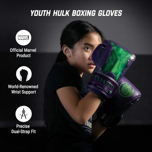 Hayabusa Marvel Hero Elite Boxing Gloves for Men and Women - color: Hulk, size: 10oz