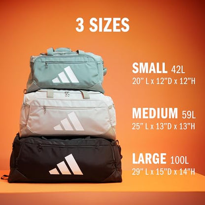 adidas Defender 5 Duffel Bag for Sports, Gym and Travel, Black, OSFA - color: Black, style: Medium (59l)