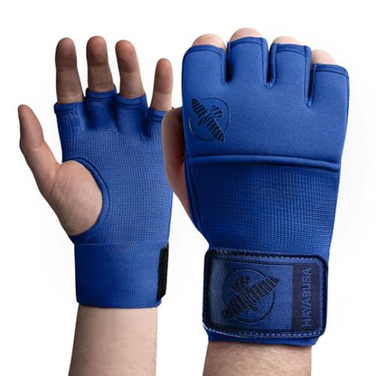 Hayabusa Deluxe Quick Wraps for Men and Women - Boxing & Martial Arts Hand Wraps - color: Blue, size: Small