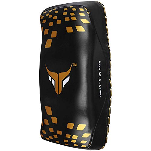 Mytra Fusion Muay Thai Pad Kicking Pads for Martial Arts Kickboxing Muay Thai Shield Karate Punching pad - size: Single