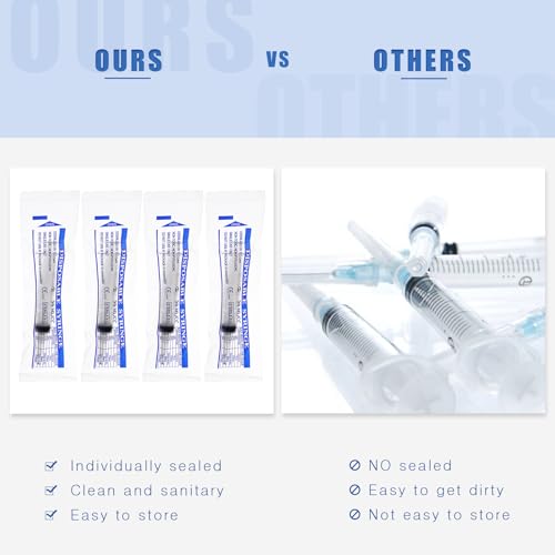 Frienda 4 Packs Syringes Without Needles,30 Ml | Large Plastic Measuring Tools for Food, Horse Care, Lab Dispensing, Graduated Markings, Reusable Multipurpose Applicators - size: 30 ml