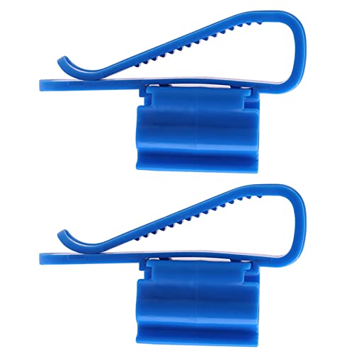 2 Pack Adjustable Plastic Fish Tank Mounting Clip for Water Pipe Tube and Hose Holder