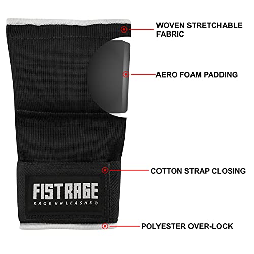 FISTRAGE Speed Ball Boxing Hand Wraps MMA Muay Thai Training Punching Dodge Striking Bag Leather Kit Hanging Swivel Workout Speedball Kicking with Mitt - color: Black, size: Small-Medium