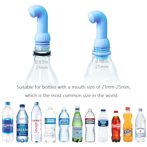 3 Pack Portable Bidet for Toilet, Travel, Hiking, Camping, Compatible with Every Bottle, Shattaf Bidet Sprayer