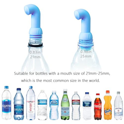 3 Pack Portable Bidet for Toilet, Travel, Hiking, Camping, Compatible with Every Bottle, Shattaf Bidet Sprayer