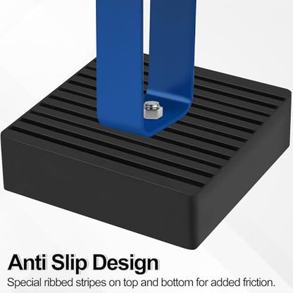 3 Pack Anti Vibration Pads for Washing Machine 4"x4"x1.2", Sound Isolation Vibrating Pad, 0.59" Pre-Drill Hole Ribbed Rubber Damping Mat for Air Compressors, Conditioner, Treadmill, HVAC Washer Dryer - size: 4"x1.2"T with hole - 3 Pack