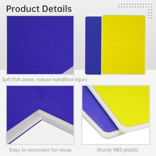 2 Pcs Rebreakable Punching Boards, Martial Arts Training Targets, Taekwondo Karate Breaking Boards with EVA Foam Cover, for Adults and Kids, 2 Sizes