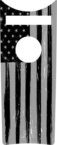 Aftermarket Black and Grey American Flag Plastic Dash Panel Console Insert! Compatible with 2008-2023+ Harley Davidson Road King Dash