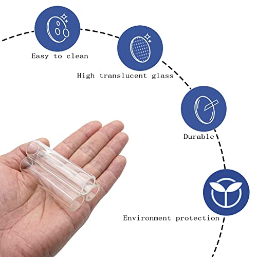 6-Tube Glass Breeding Tube & Shelter Aquarium Fish Tank Pipe Decor