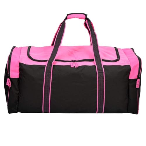 튼튼한 멀티 포켓 내구성 스포츠 체육관 장비 여행 더플 백 - color: XL 91.4cm(36인치) 핑크, size: 36IN
