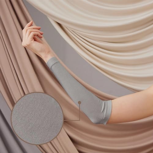 Modest Arm Cover | Jersey Arm Cover | Modest Sleeve Covering for Muslim Women - color: Silver