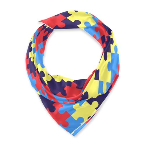 Head Scarf for Women,35" Large Square Hair Scarves Bandana Fashion Neck Scarf - color: Color 13