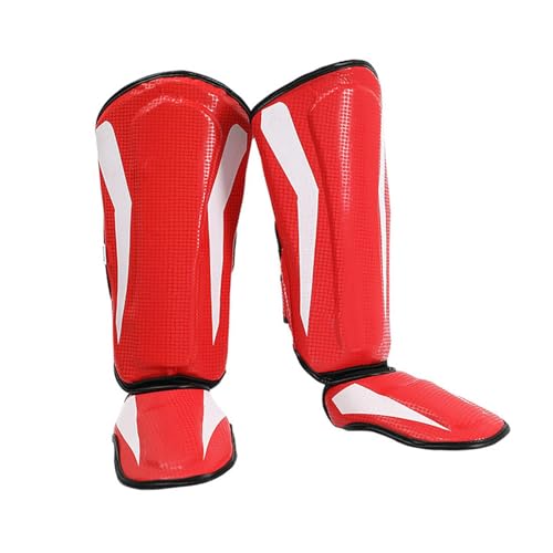 Muay Thai Kickboxing Shin Guards, Leg Guards Shin Instep Pads Shin Protection for Kickboxing, Sanda, Sports, Arts