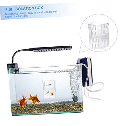 FOMIYES Isolation Box for Aquarium Juvenile Fish Separation Box 3pcs Fish Breeding Box Compact Design Easy to Install