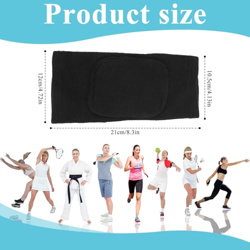 1 Pair Elbow Pads, Volleyball Brace Pad Elbow Protector Breathable Anti-Collision Sponge Arm Brace Pads Fitness Basketball Tennis Golfers Knee Support Band for Men and Women(Black)