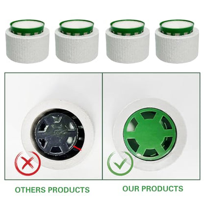12 Pack New Upgrade Aquarium Plant Weights, Aquatic Plants Fixed Ring Set, Anti-Floating Ceramic Aquarium Plant Rings, Aquarium Landscape Decoration Fish Tank Accessories 1.8 x 1.3 Inch