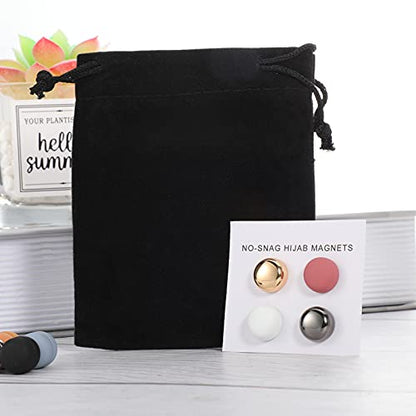 Juinte 12 Pieces Hijab Magnets Scarf Pins Strongest Colorful Multi-use Round Commercial Hijab Magnets for Women Pinless Strong Scarf Pins for Women Scarves Costume