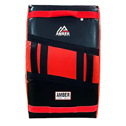 Amber Fight Gear Curved Body Punching Shield Striking Kick Shield for Boxing Punching Pad Muay Thai Training Foot Target Strike Body Shield, MMA, TKD, Martial Arts, Karate Workout 25”x16”x5”