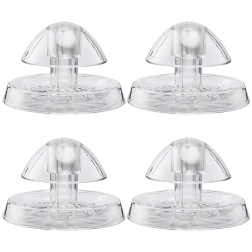 4Pcs Snail Trap 2.36x2.36in Clear White Plastic Aquarium Snail Trap Catch Box for Aquarium Fish Tank Accessories