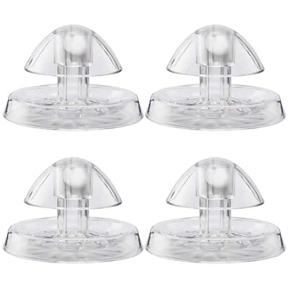 4Pcs Snail Trap 2.36x2.36in Clear White Plastic Aquarium Snail Trap Catch Box for Aquarium Fish Tank Accessories