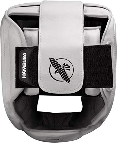 Hayabusa T3 Adjustable MMA Headgear - color: White/Black, size: Medium