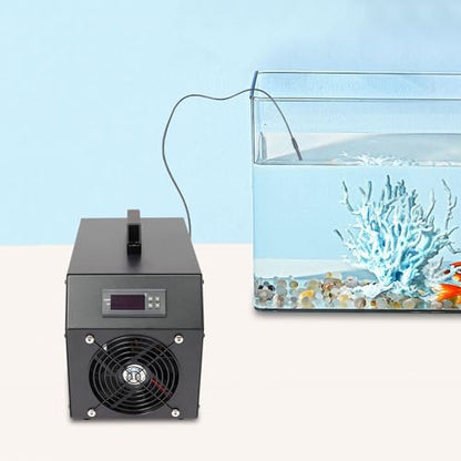 16gal Aquarium Chiller 60L Fish Tank Cooler Unit Quiet for Home Fish Shrimp Breeding 200W