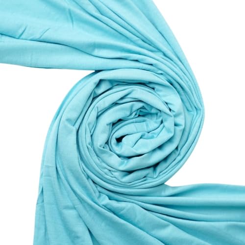 Signature Jersey Hijab - color: Coral Blue